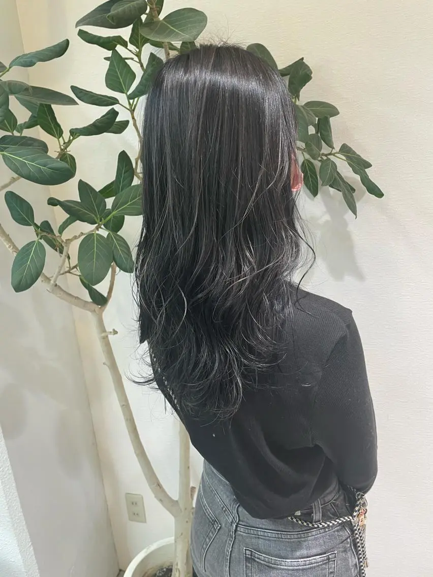 セミロング カラー ハイライトカラー ハイライト 田中大星 /ボブ 縮毛矯正のヘアスタイル