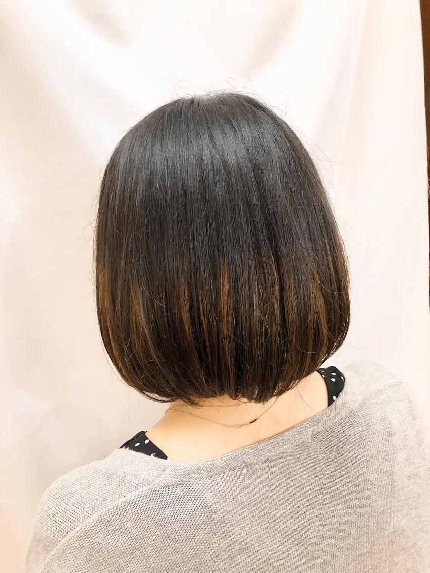 ミディアム カラー グラデーションカラー 髪質改善✨石塚 真梨奈のヘアスタイル