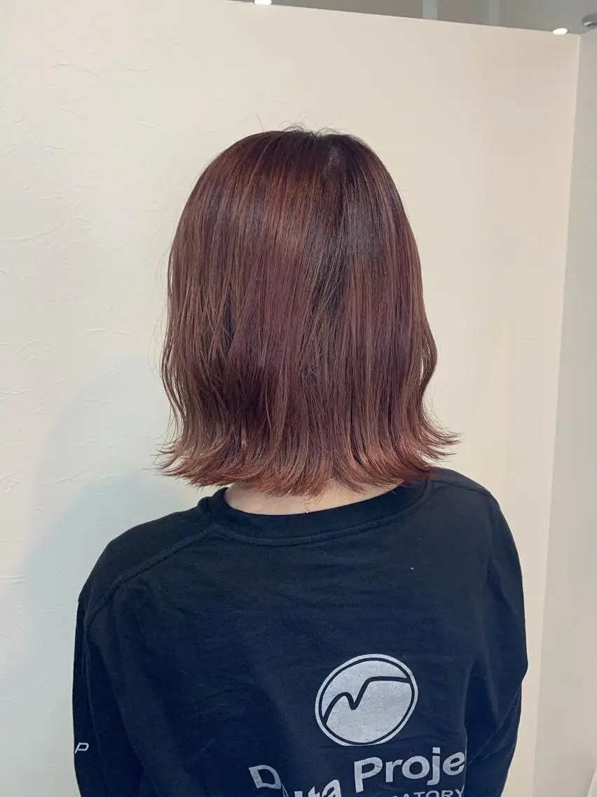 ショート カラー ヘアアレンジ カット ヘアカラー トリートメント Sol plusのヘアスタイル