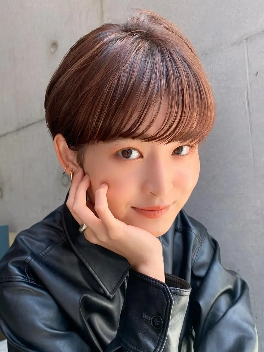 ショート カット ヘアカラー メンズ✨パーマ 大室雄基のヘアスタイル