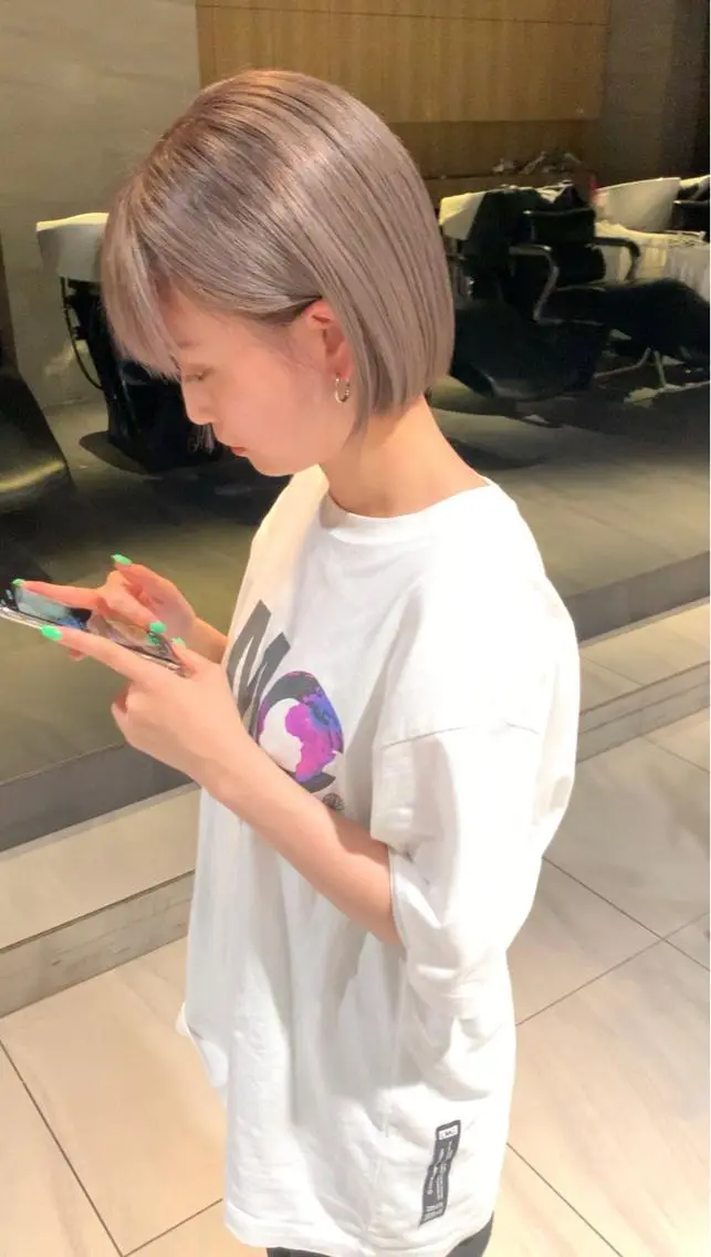 ショート カラー パーマ ヘアアレンジ メンズ キッズ ネイル マツエク・マツパ 酸性ストレート 髪質改善大槻勇樹のヘアスタイル