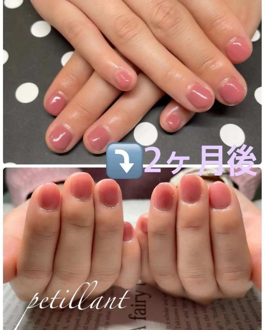 ネイル ピンク nail salon petillantのネイルデザイン