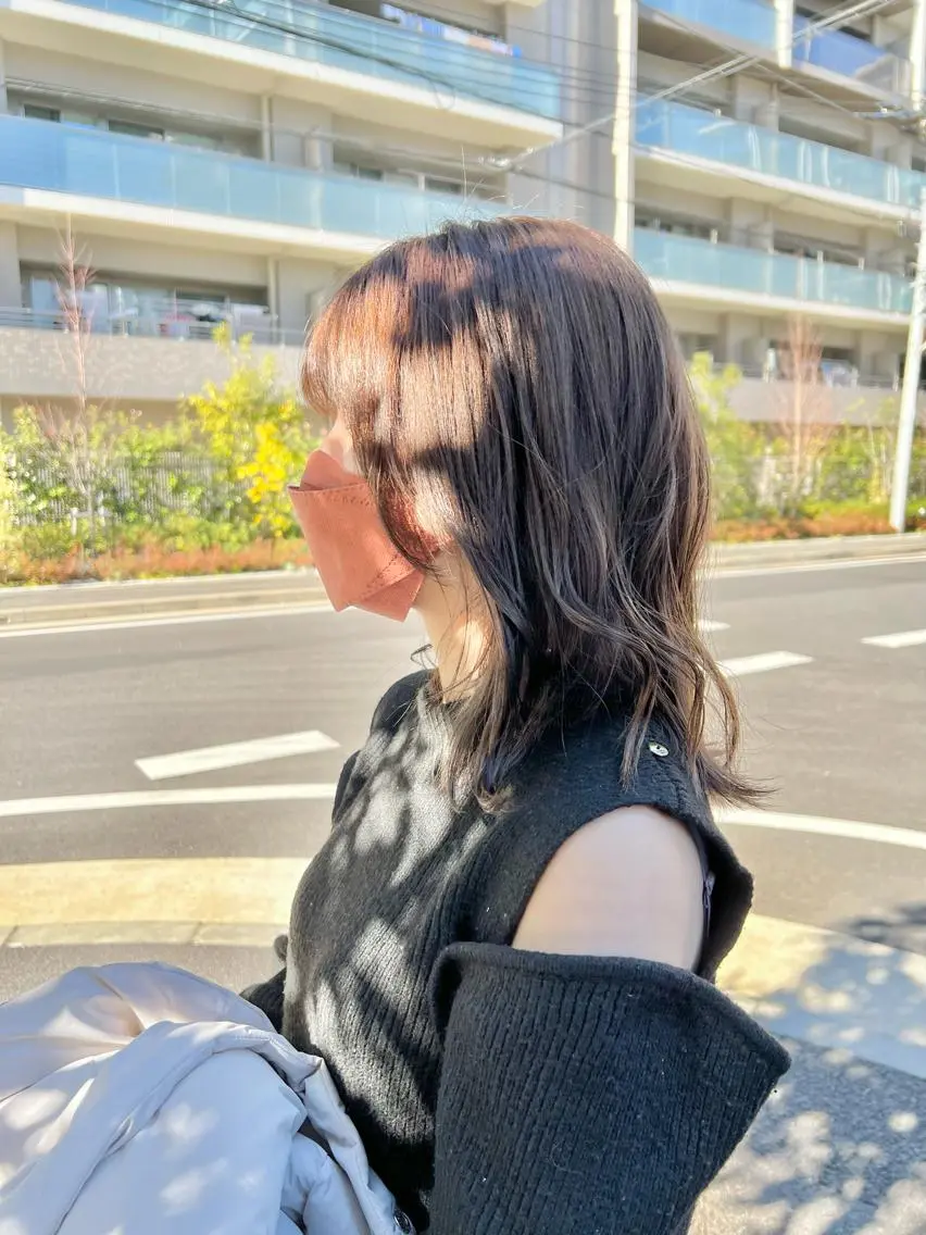 ミディアム anhelo髪質改善 メテオ髪質改善名駅のヘアスタイル