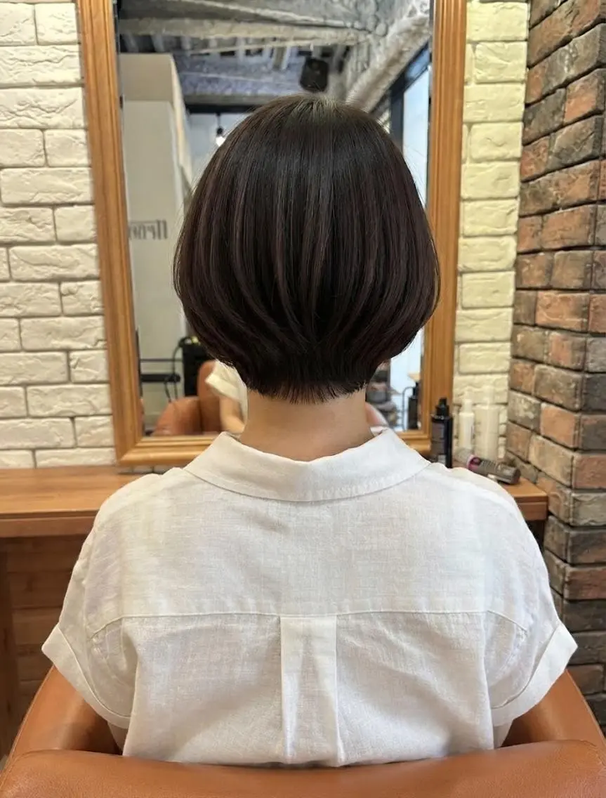 ショート ショートヘア カット ヘアカラー トリートメント ヘッドスパ flencia 丸 和博|カットのヘアスタイル