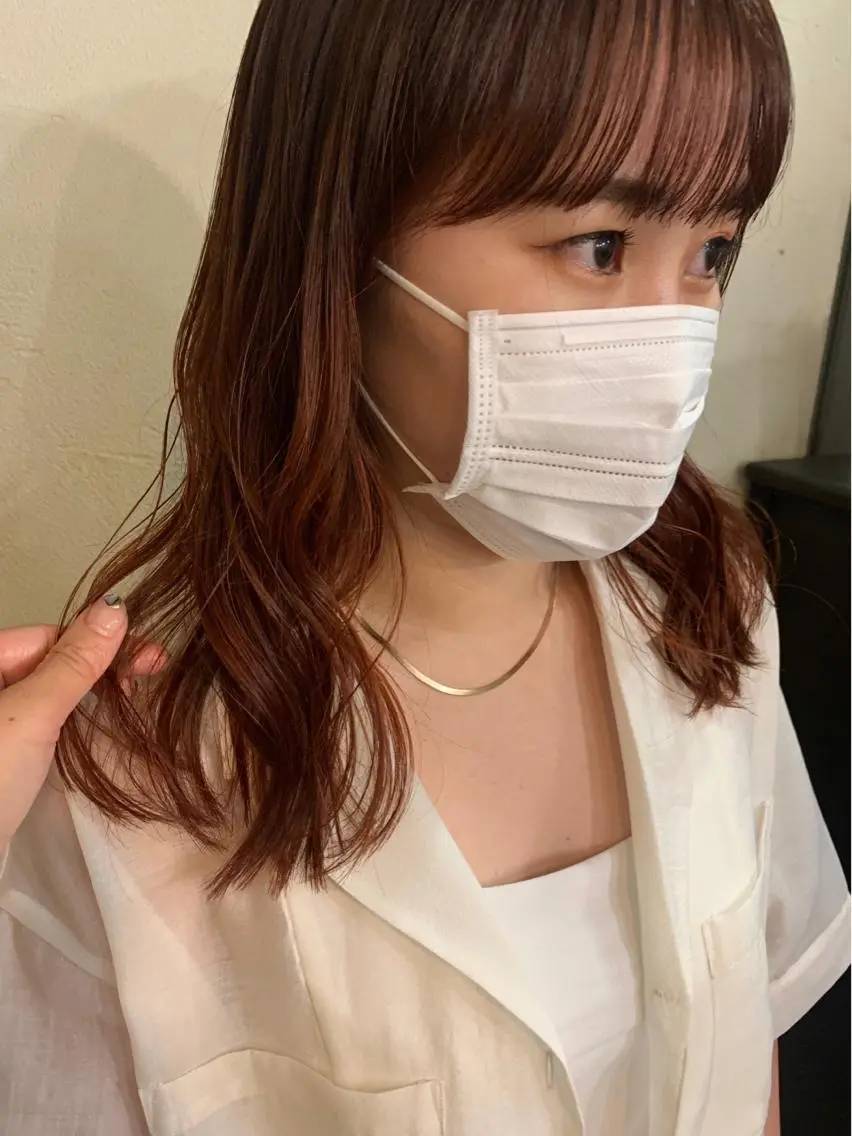 ミディアム ボブ/顔まわりカット 💫大澤奈緒美のヘアスタイル
