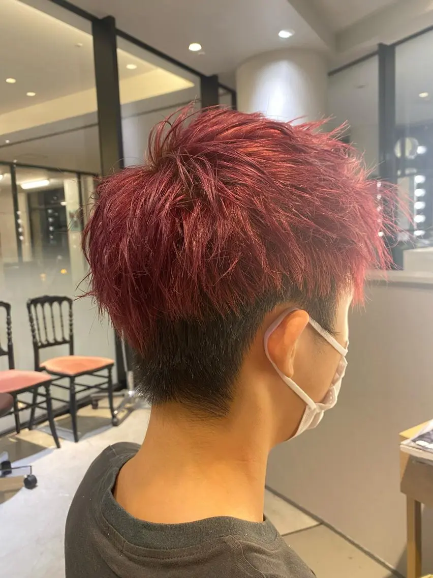 カラー メンズ unopulir 景山 凌のヘアスタイル