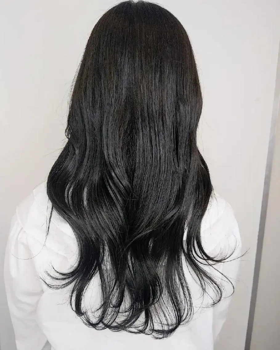 ロング メンズ ヘアアレンジ パーマ カラー キッズ アイブロウ マツエク・マツパ ネイル 🌼 AIKO🌼のヘアスタイル