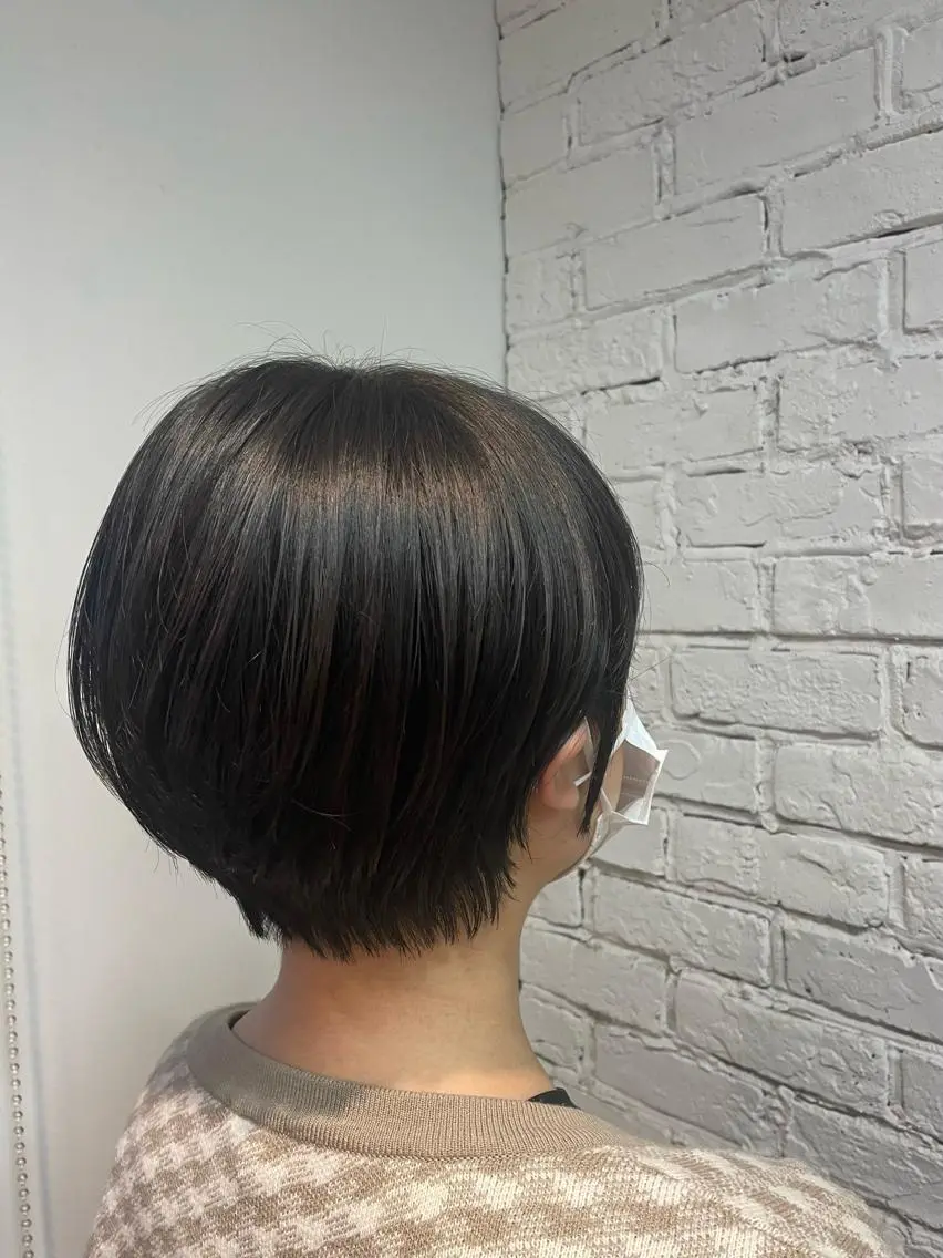 ショート 丸みショート ショートヘア 飯塚 七海のヘアスタイル