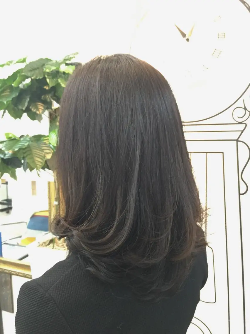 ミディアム ミディアムパーマ hama yukiのヘアスタイル