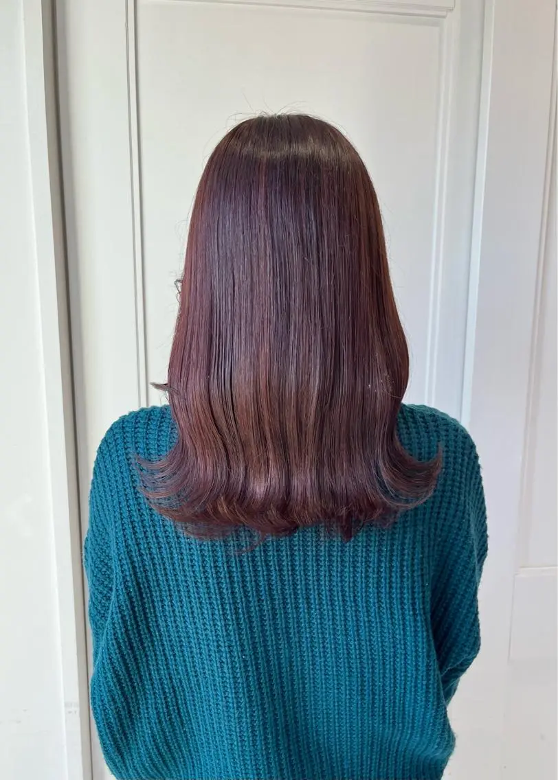 セミロング allum SAKURAのヘアスタイル
