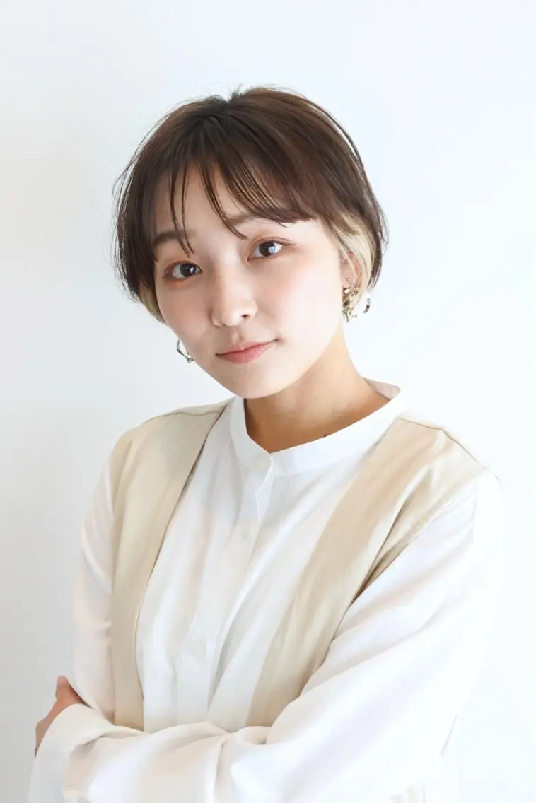 ショート ショートヘア 松田 光雄のヘアスタイル