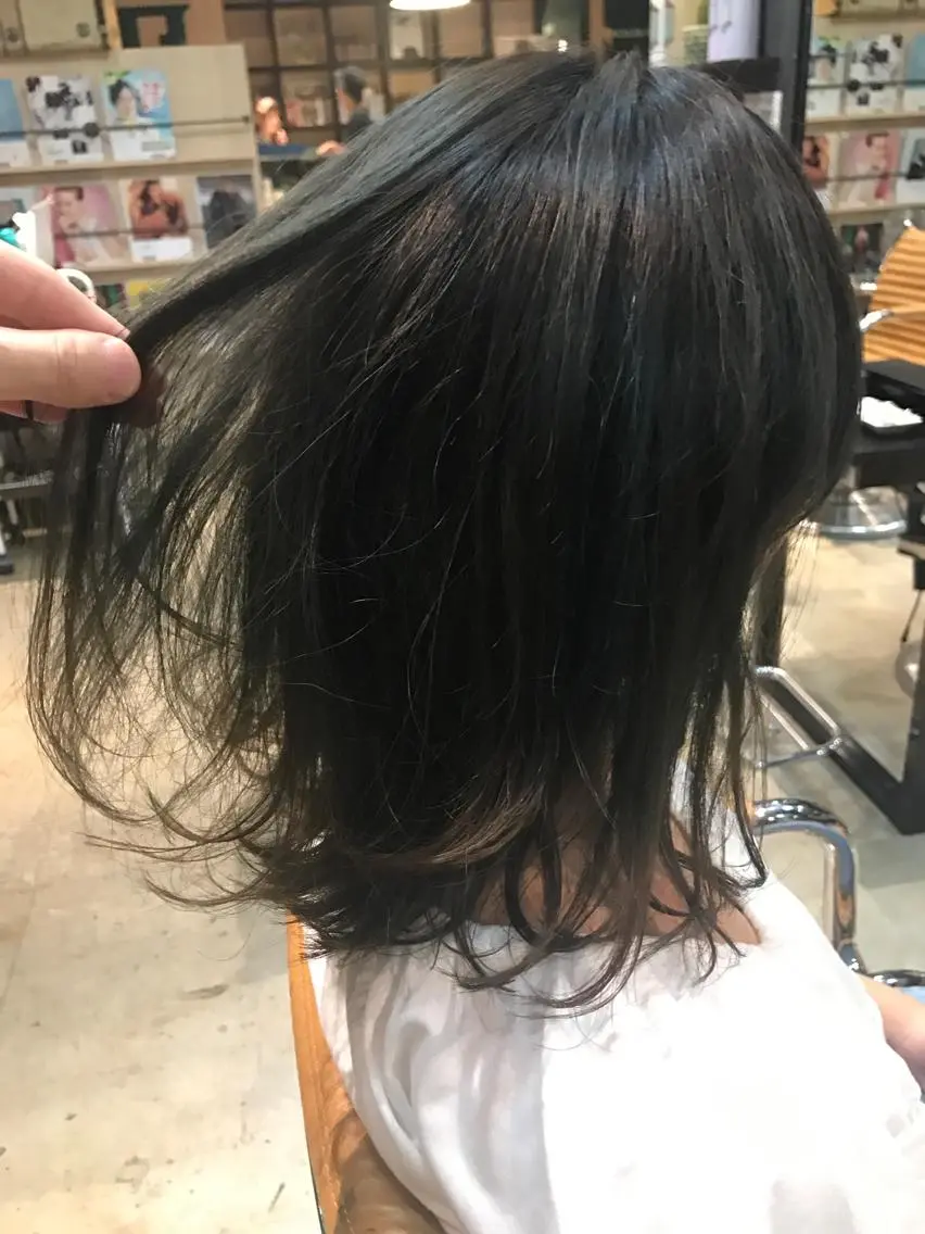 ミディアム カラー ハイライトカラー ハイライト 髪質改善🌟 TAKERUのヘアスタイル