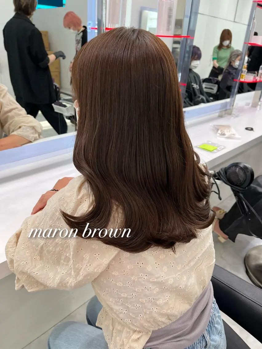 セミロング カラー パーマ ヘアアレンジ メンズ キッズ ネイル マツエク・マツパ アイブロウ カット 縮毛矯正 トリートメント ヘッドスパ ヘアセット 💕トレンドうる艶髪 💕TUNE銀座のヘアスタイル
