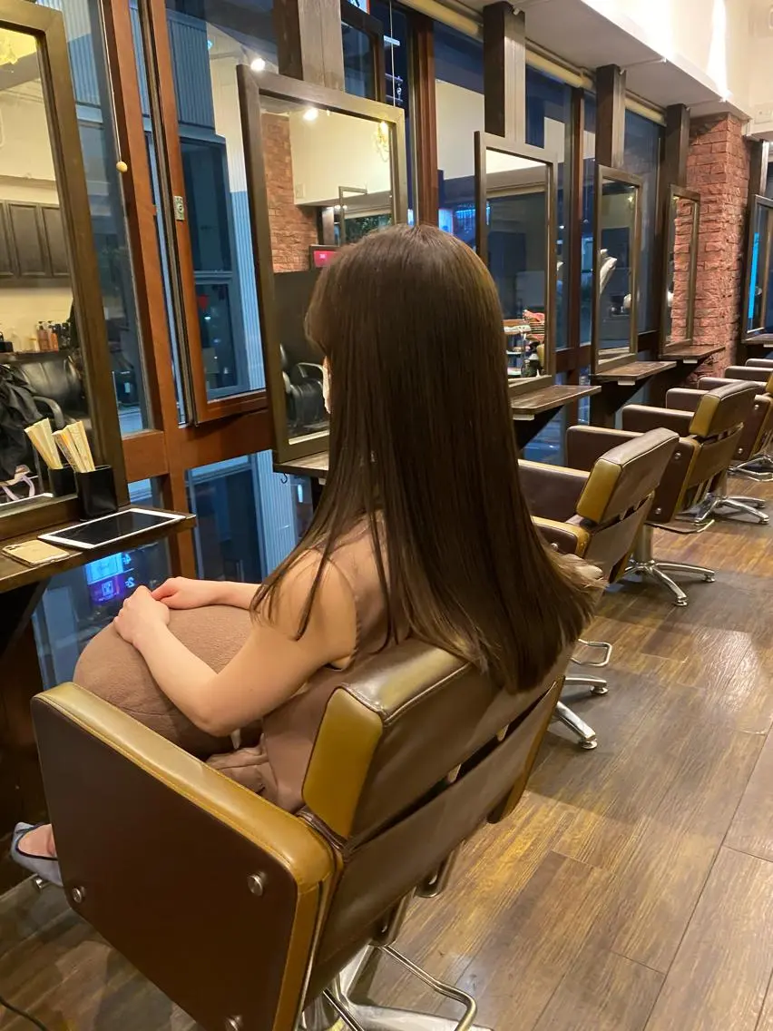 ロング シアーベージュ トリートメント ヘアカラー トリートメント ヘアセット 【代表】 🌟MASA🌟美髪のヘアスタイル