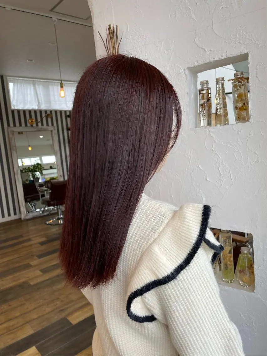 ロング カラー ヘアカラー 🌸小掛🌸 豊橋外国人風カラーのヘアスタイル