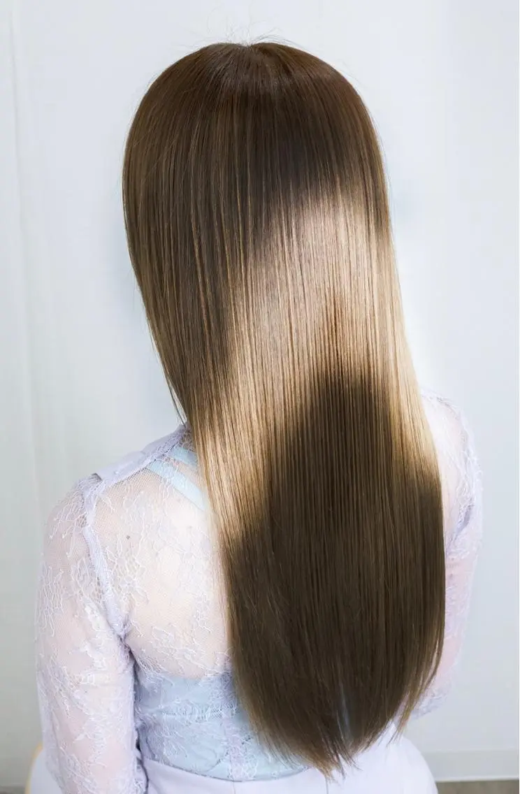 ロング ヘアカラー 縮毛矯正 💎髪質改善専門 jewel boxのヘアスタイル