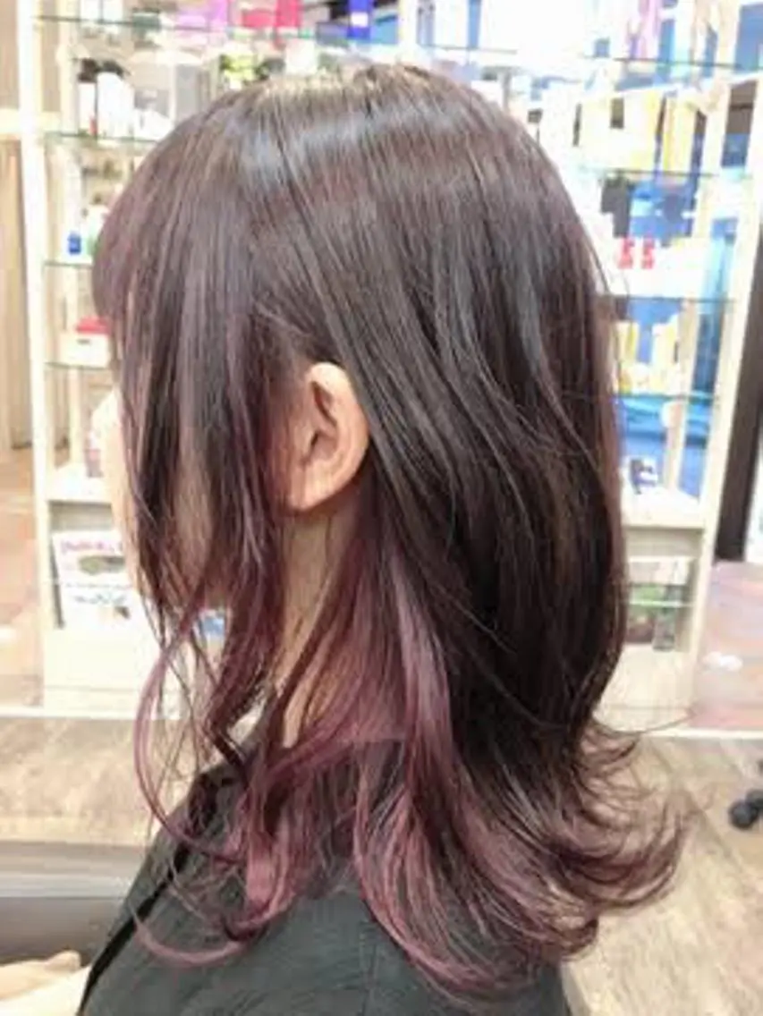 ミディアム 髪質改善ヘアエステ AND ONEのヘアスタイル