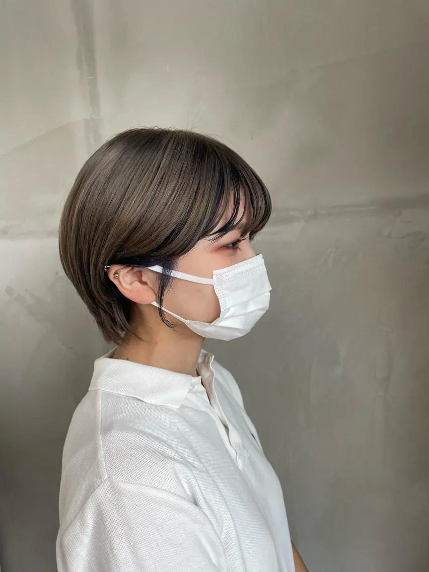 カラー ヘアカラー 益 佑夏のヘアスタイル