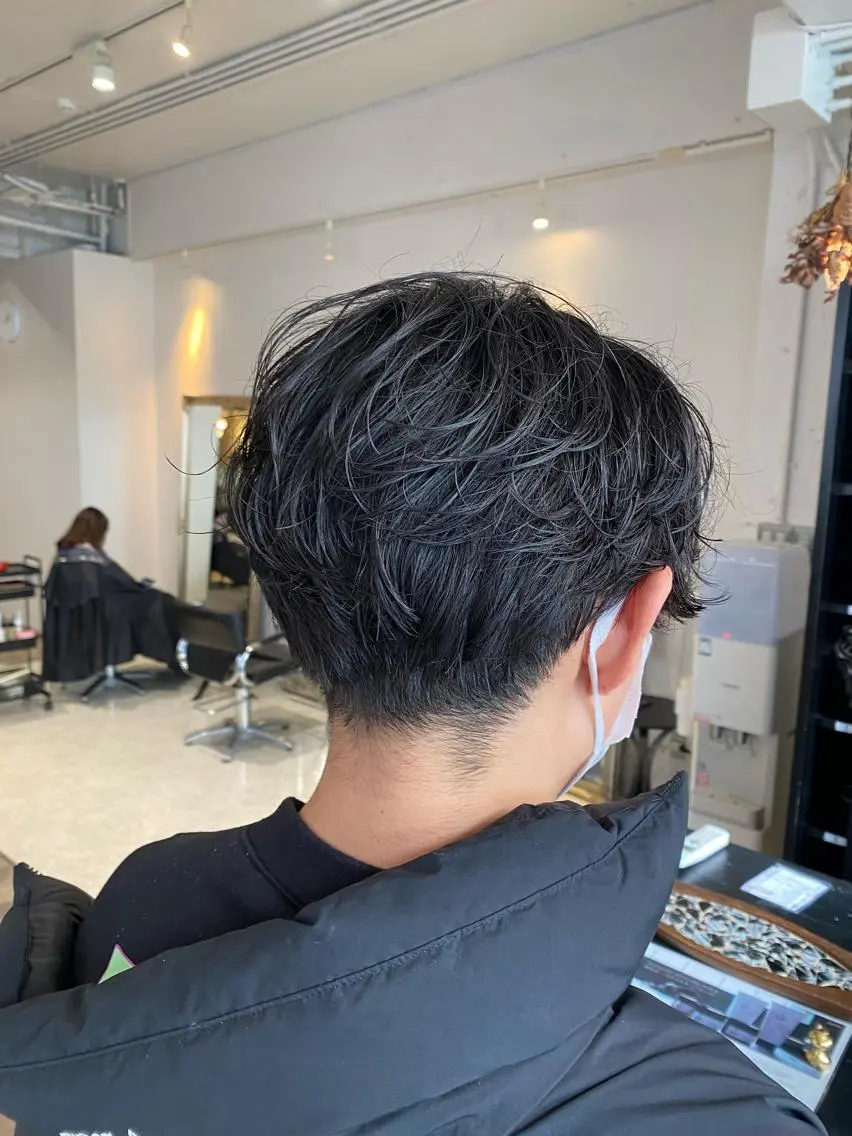 ミディアム カット ヘアカラー バレイヤージュ職人 🔥代表YU-SHIのヘアスタイル