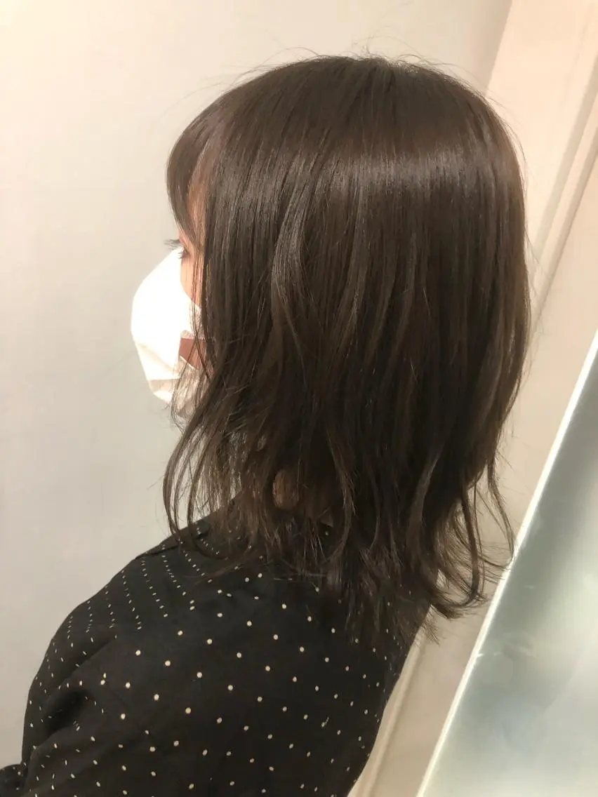 ミディアム 藤田 遼のヘアスタイル