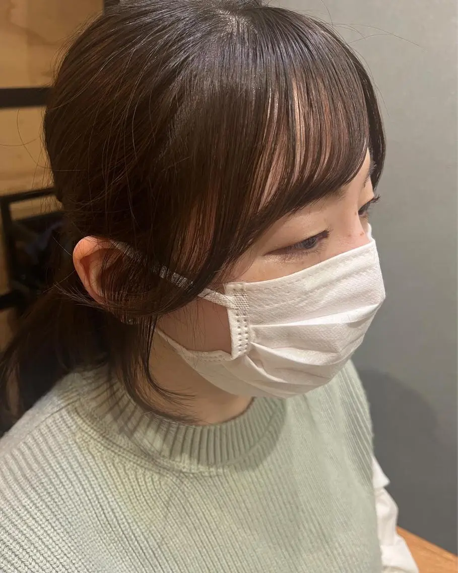 セミロング カラー パーマ ヘアアレンジ メンズ キッズ ネイル マツエク・マツパ アイブロウ メンズブリーチ メンズハイライト メンズインナーカラー メンズ韓国風 ブリーチ 久木原 ゆりのヘアスタイル