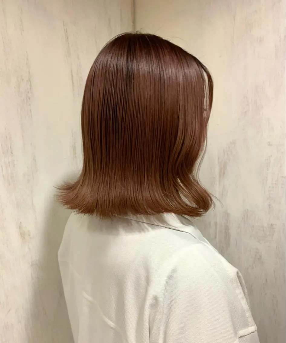 ミディアム カラー ブラウンカラー レッドカラー レッドブラウン Aujuaソムリエ 🎨‎♡HARUのヘアスタイル
