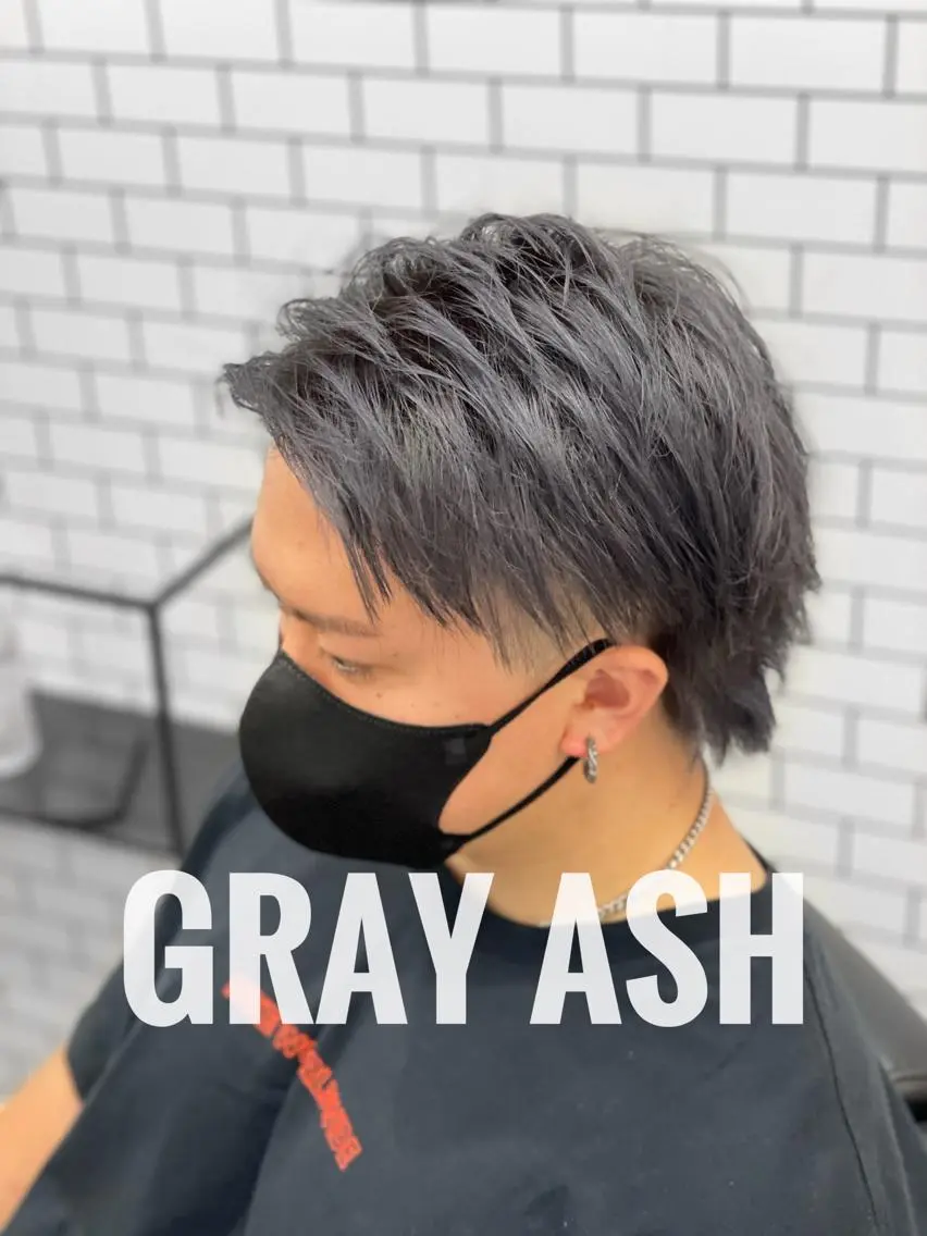 ショート カラー メンズ アップバング メンズブリーチ センターパート フェードカット メンズパーマ カット ヘアカラー 🔥メンズ特化🔥 谷口力哉のヘアスタイル