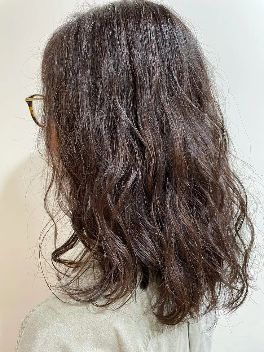 ロング パーマ レイヤー/似合わせ TAKUYAのヘアスタイル