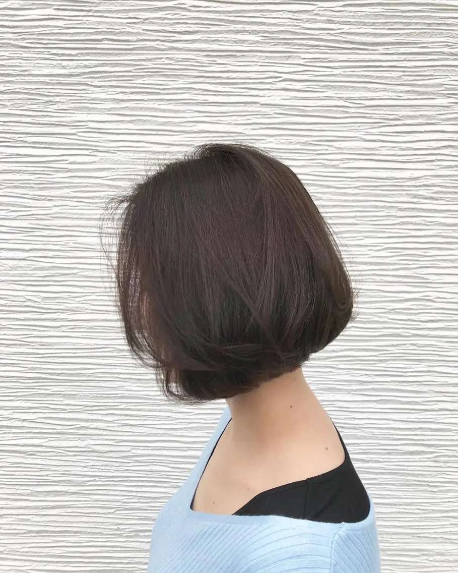 ショート 前下がりボブ ボブ カット 丹下 鐘太郎のヘアスタイル