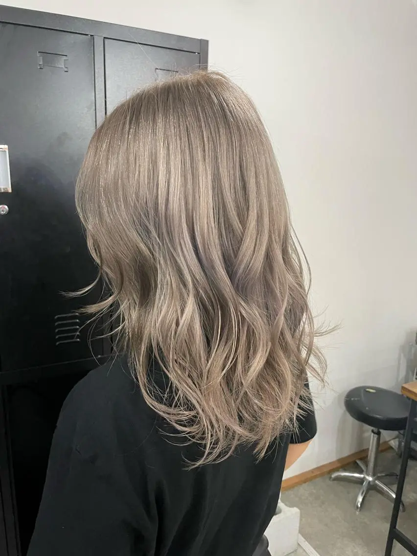 ロング カラー パーマ ヘアアレンジ メンズ キッズ ネイル マツエク・マツパ メンズバレイヤージュ メンズブリーチ メンズハイライト メンズインナーカラー メンズ韓国風 エビスザキレン/メン ズ/心斎橋🌳のヘアスタイル
