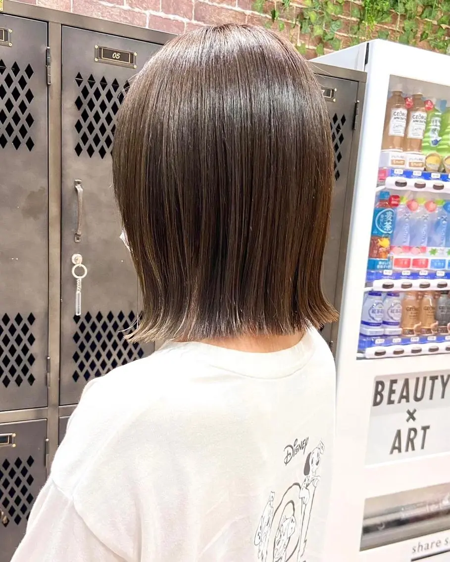 ミディアム カラー カット ヘアカラー トリートメント ERI  / newi町田のヘアスタイル