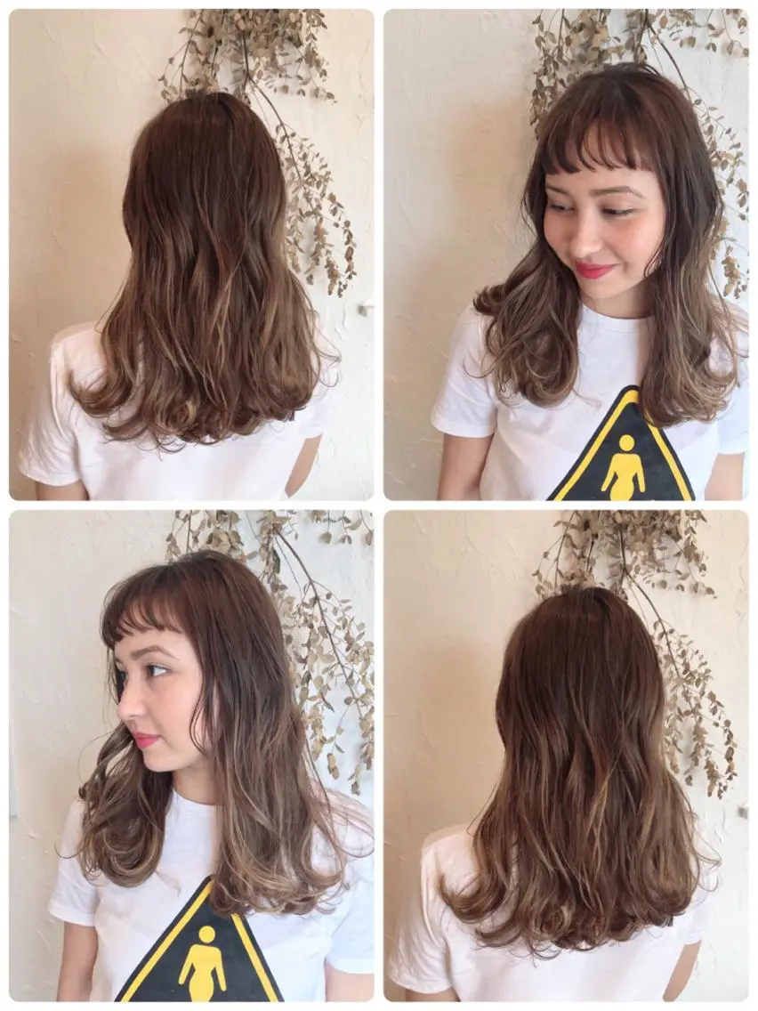 ロング カラー パーマ ヘアアレンジ メンズ カット ヘアカラー 豊橋美容院 ソンリエのヘアスタイル