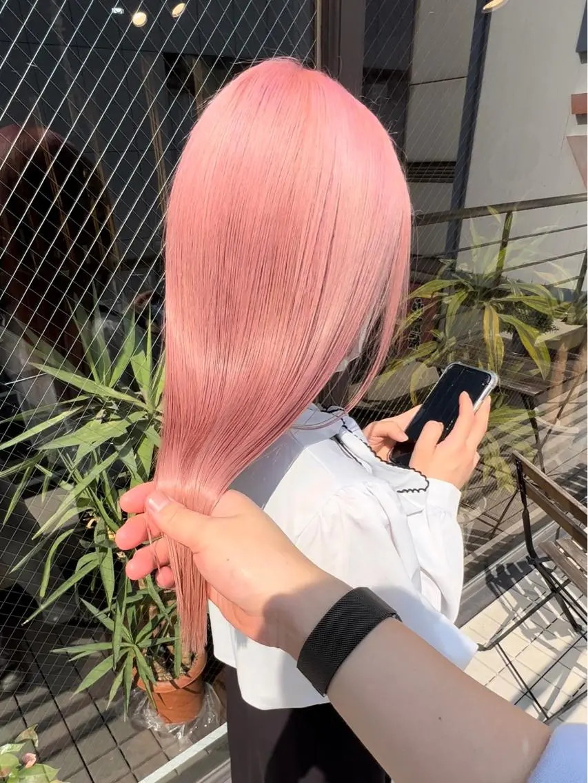 ロング カラー ブリーチ ダブルカラー ハイトーンカラー イルミナカラー インナーカラー 🧡色落ちまで2度 楽しめる🧡ヨシキのヘアスタイル
