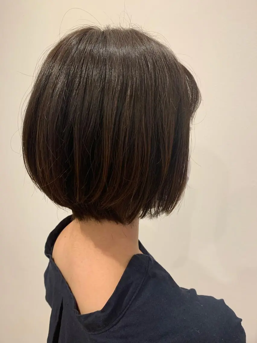 ショート ボブ 多田 彩香のヘアスタイル
