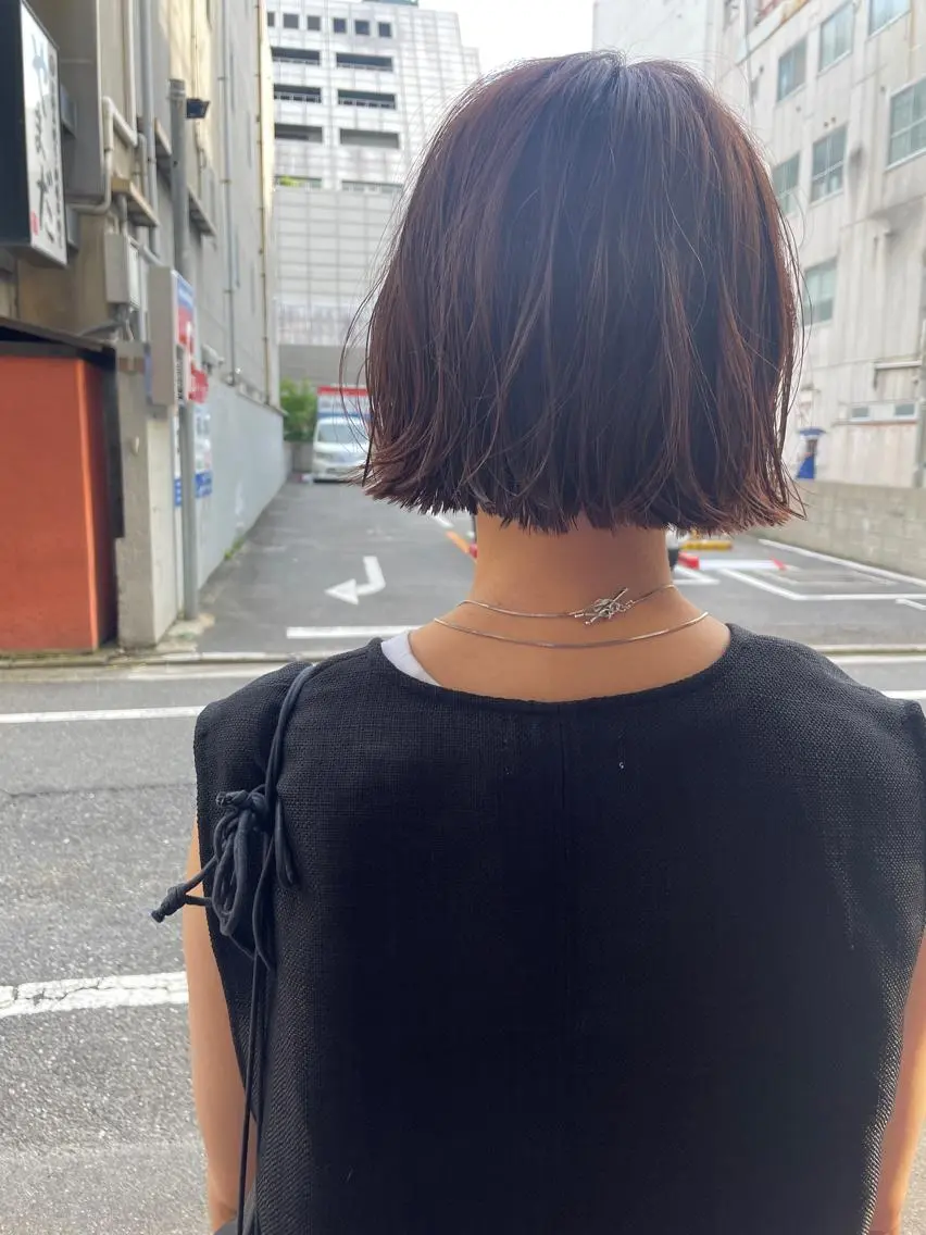 ショート カット ヘアカラー トリートメント ayane⭐️ボブ・ ショート・パーマのヘアスタイル