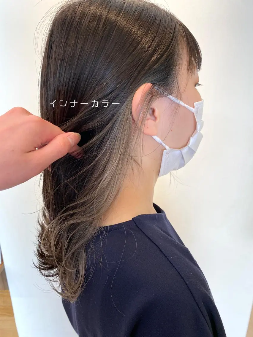 セミロング カット ヘアカラー トリートメント CASANE 大橋康智のヘアスタイル