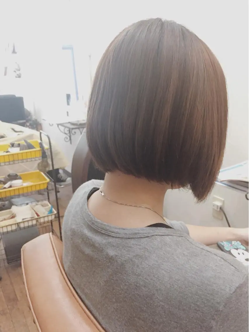 ショート ショートボブ ボブ ショートヘア 島尻 徳人のヘアスタイル