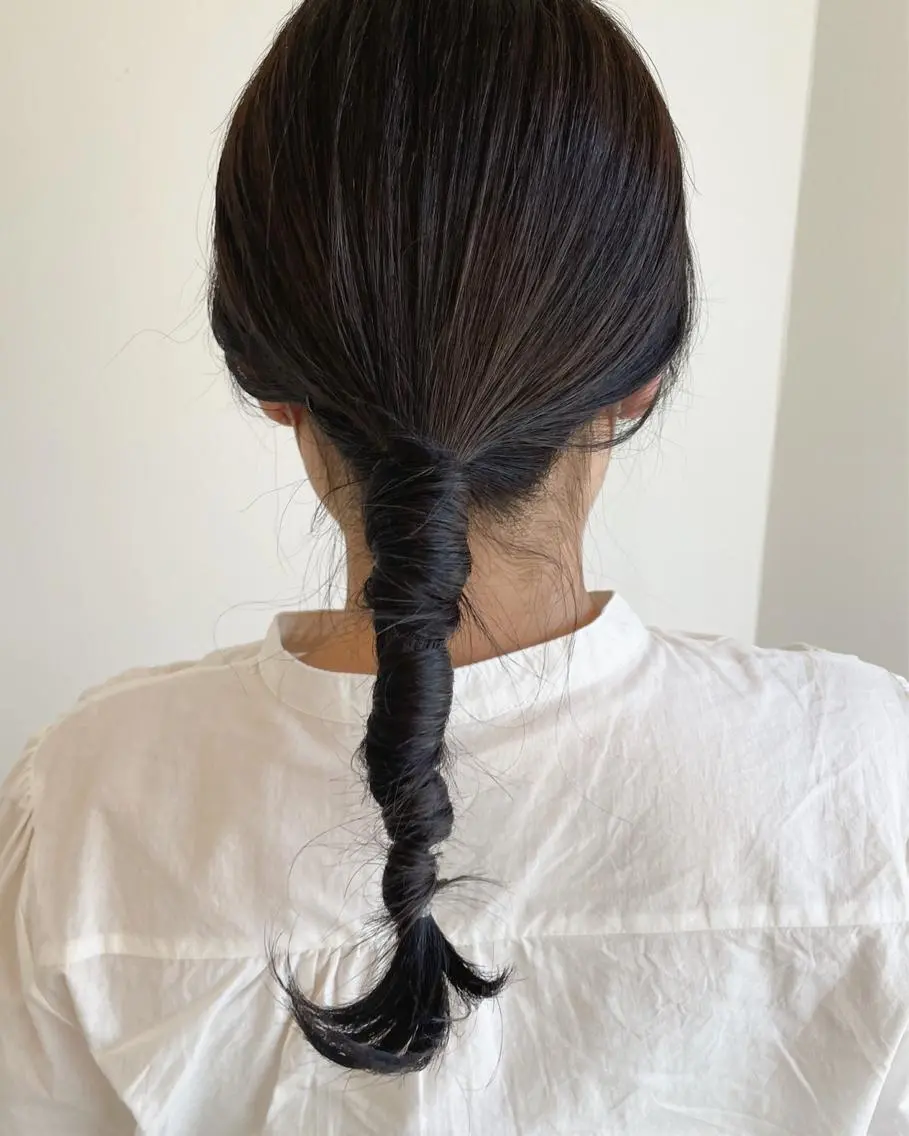 セミロング カラー mir MIYUのヘアスタイル