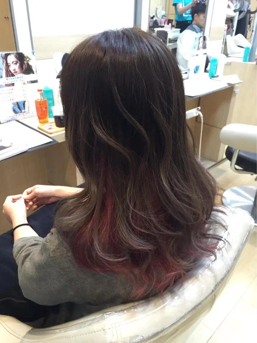 ロング 大山 晃介のヘアスタイル