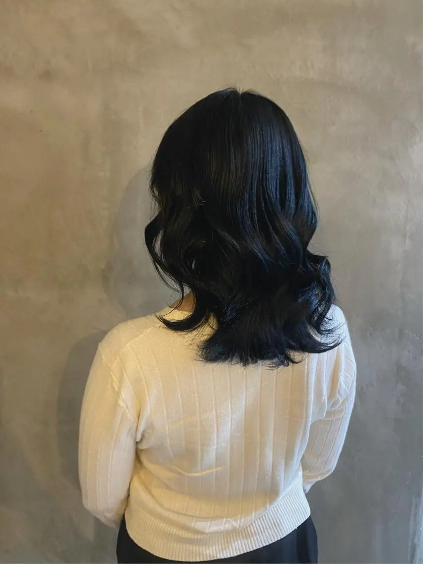 ミディアム 小顔カット 🌿リョウカのヘアスタイル