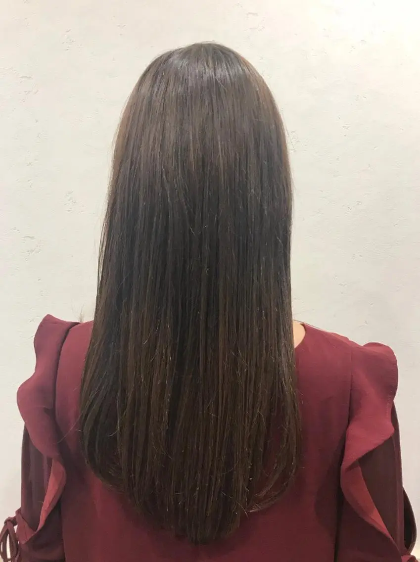 カラー ベージュカラー あき えいみのヘアスタイル