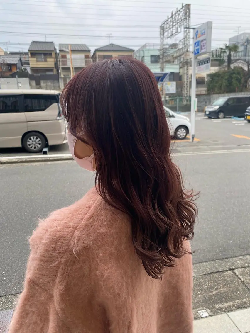 ロング カラー 艶髪/透明感/ 三宅晴香のヘアスタイル