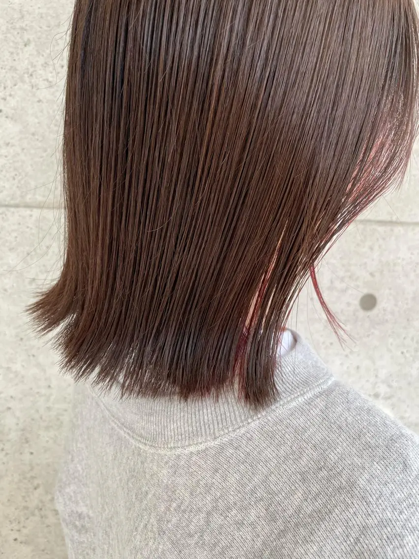 ミディアム ⭐️透け感カラー /齊藤容史⭐️のヘアスタイル
