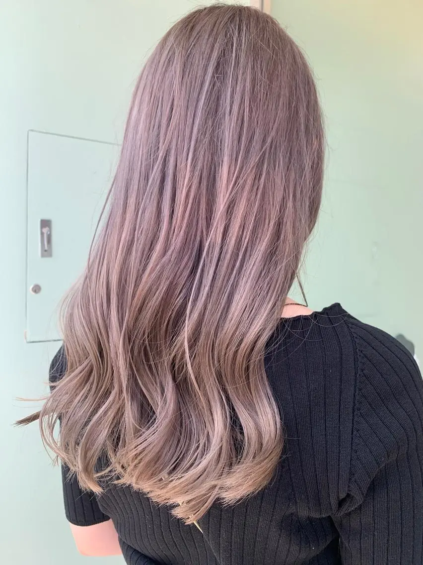 ロング カラー カット ヘアカラー トリートメント 武田 久司のヘアスタイル