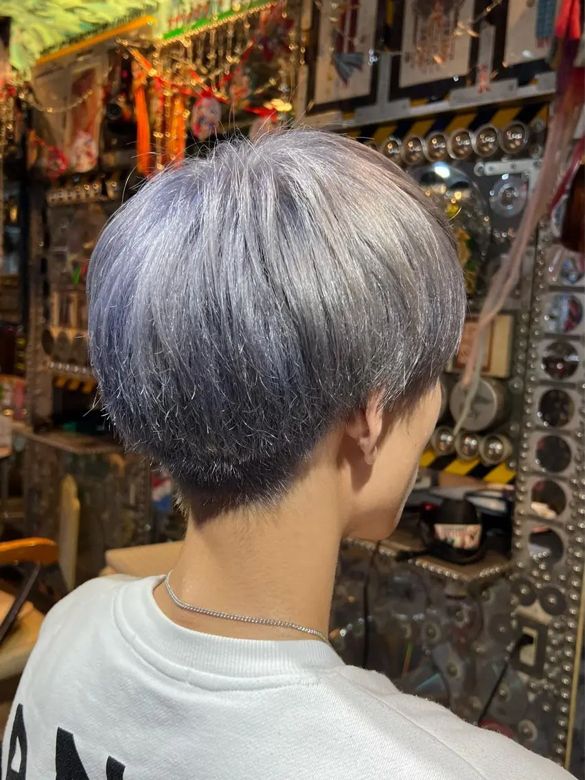 ショート カラー メンズ カット ヘアカラー KOYA コヤのヘアスタイル