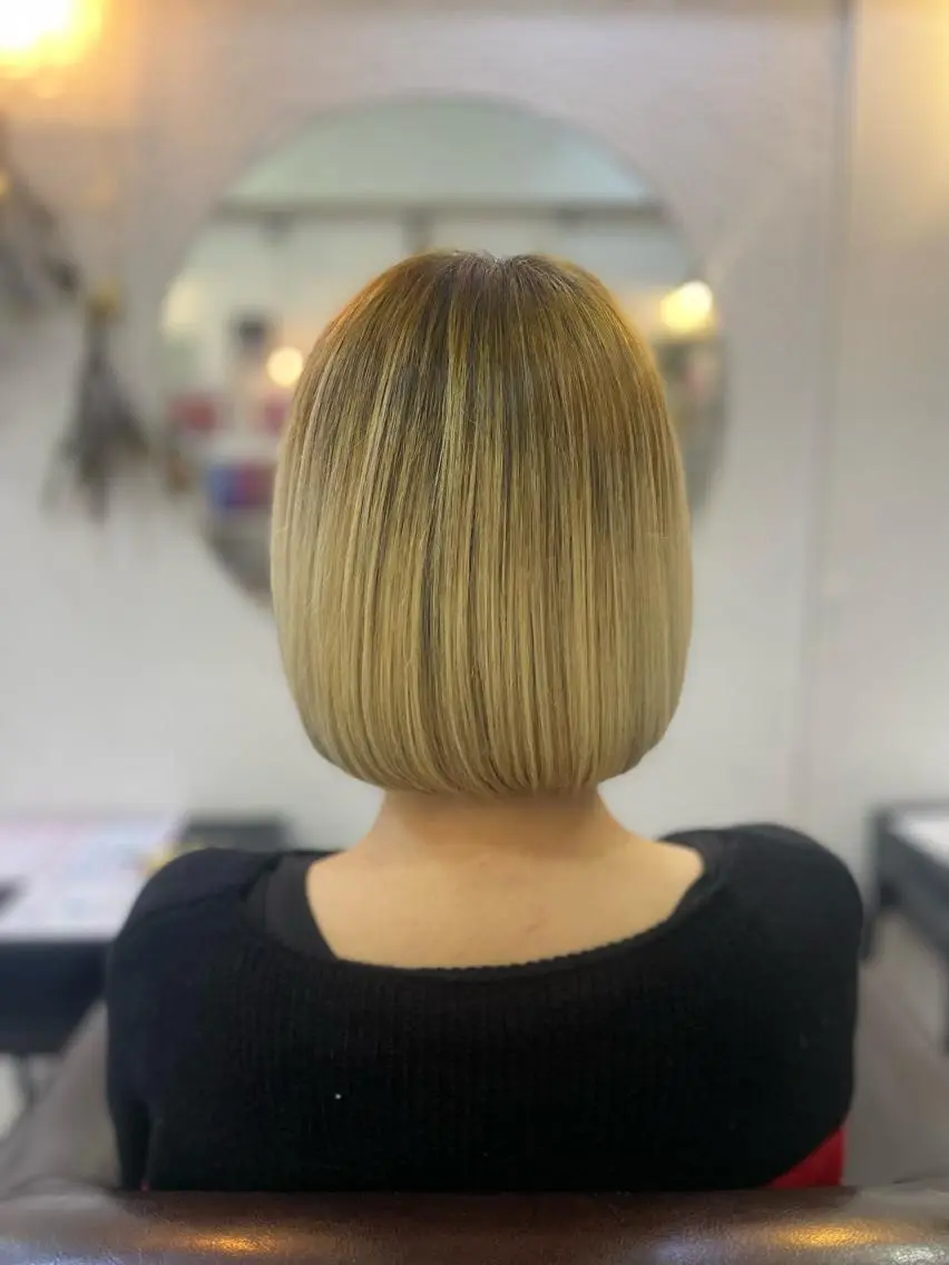 ショート ワンレンボブ ボブ 艶髪🇰🇷髪質改善 🎀ikuno🎀のヘアスタイル