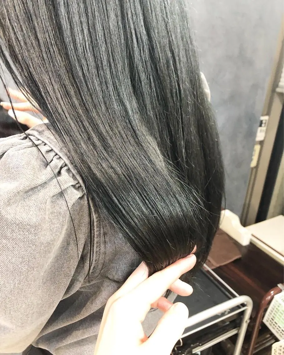 ロング カラー ヘアアレンジ ヘアカラー トリートメント メンズ特化✂️栗原 侑也のヘアスタイル