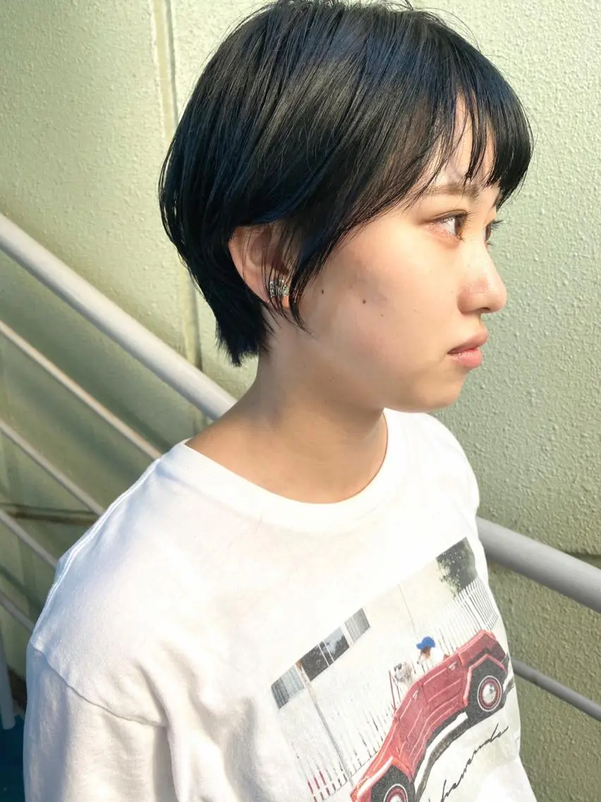 ショート ハンサムショート ショートヘア moanin モーニンのヘアスタイル