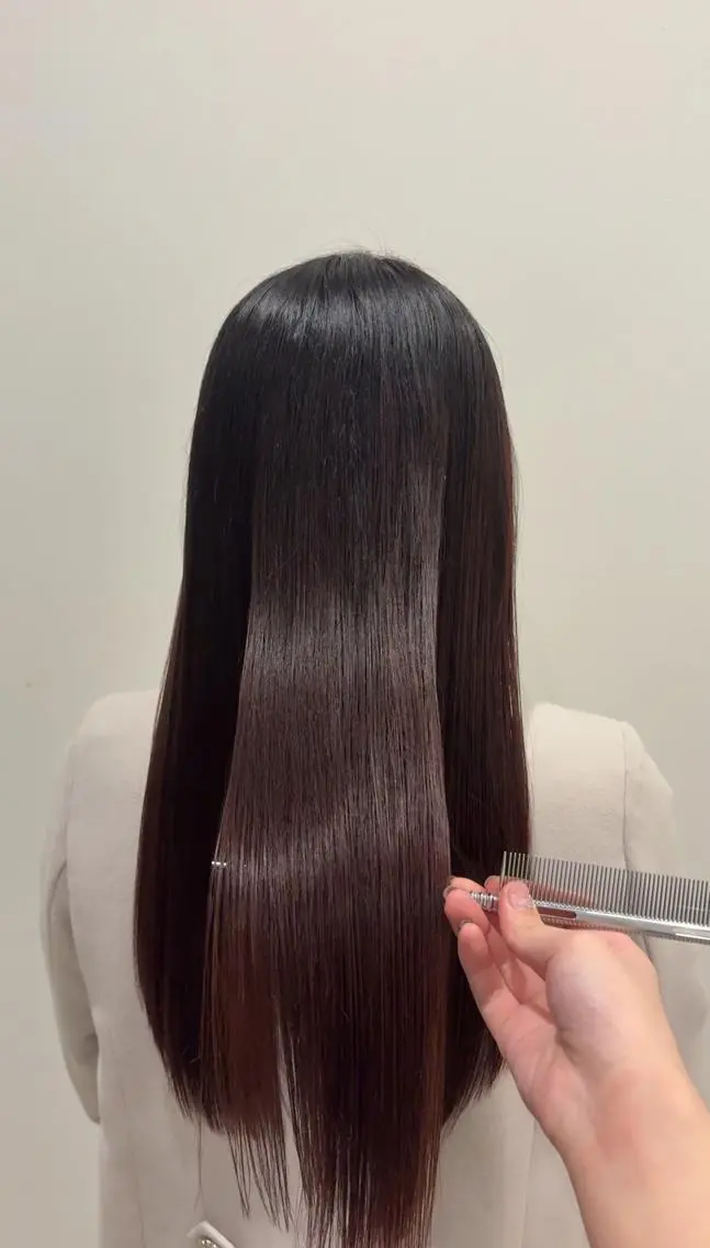 ロング カラー カット ヘアカラー トリートメント 柔らかハイトーン/ 美髪💙ྀི/ミナルのヘアスタイル