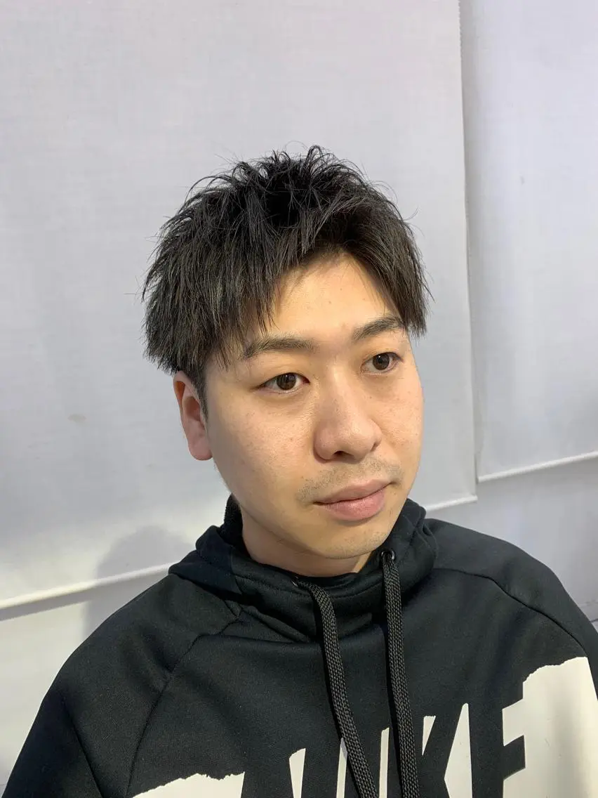 ショート カット パーマ 縮毛矯正 🏆メンズヘア特化 🥇代表りんぺーのヘアスタイル